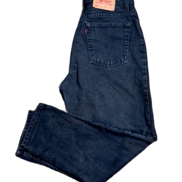 COPY - Women’s Black Levi’s 511 Relaxed Fit Tapered Leg Jeans 14 Short - Picture 3 of 7